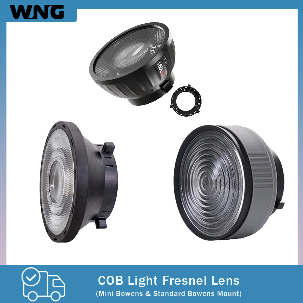 Quality Photography Lighting - Fresnel Lens 15-55 Degree Adjustable Focus