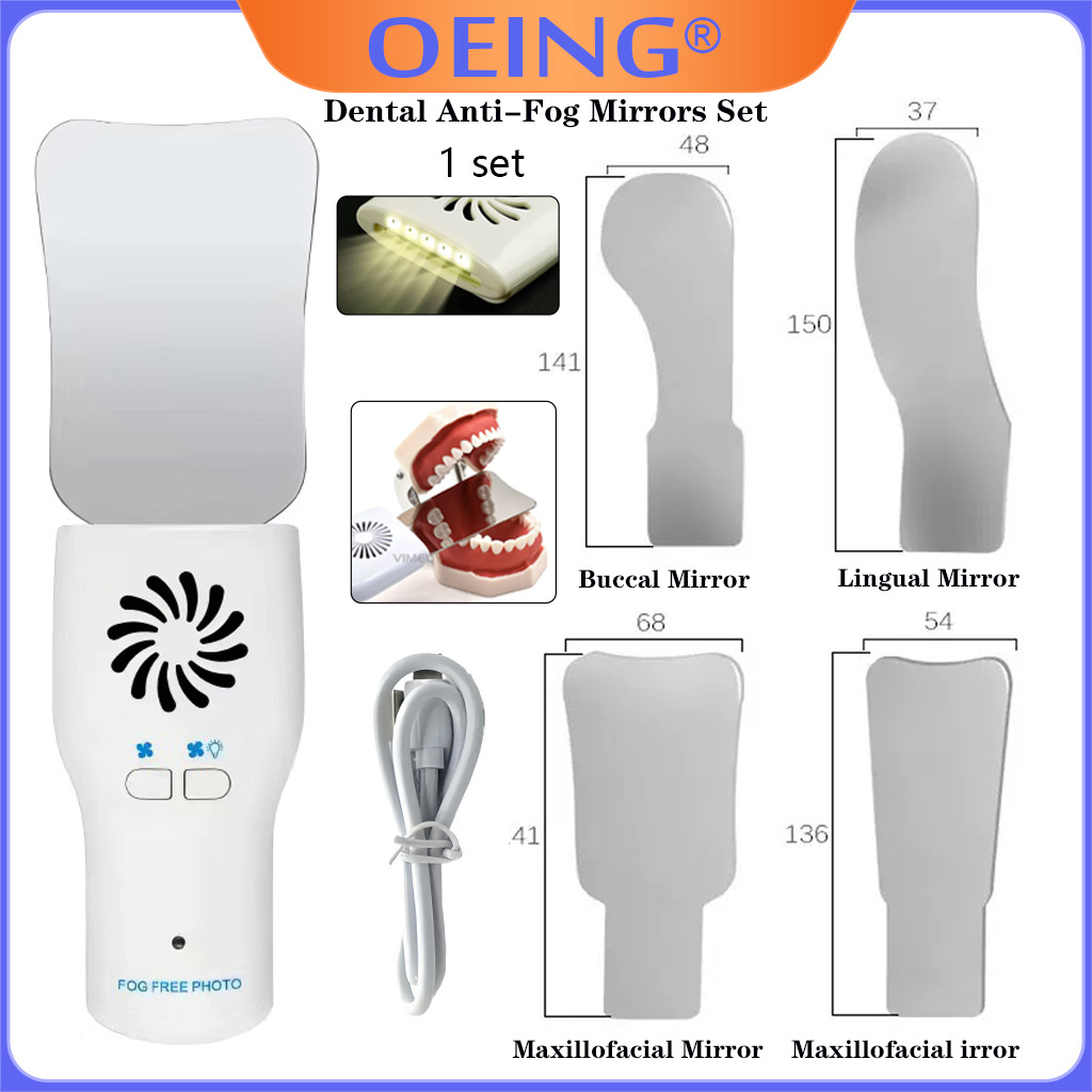 Photography Lighting Set - AG Dental Anti-Fog Mirrors Set Fog