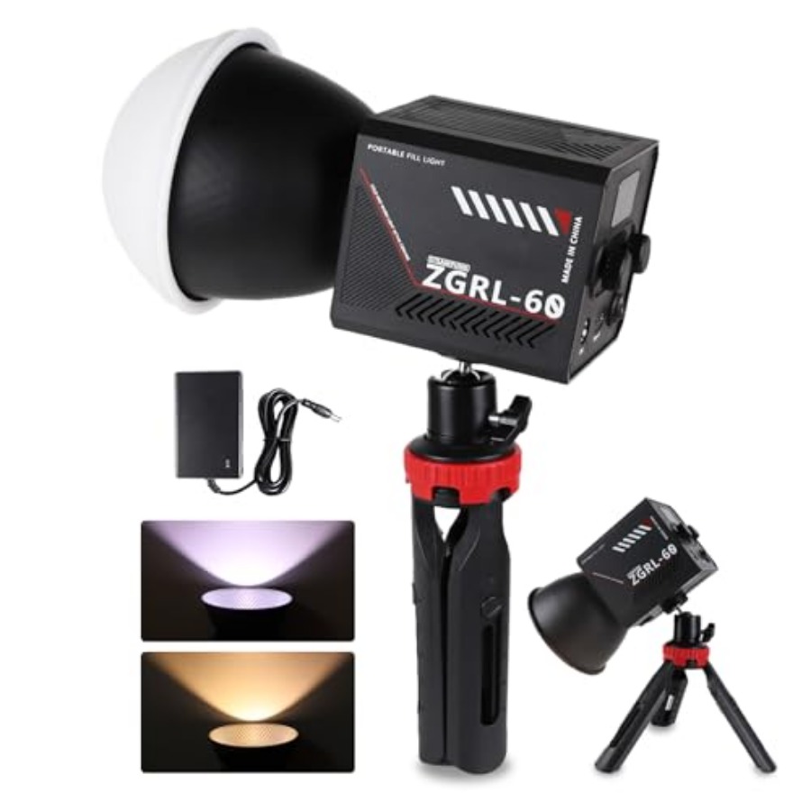 Photography Lighting Video - 60W COB LED Video Light Handheld