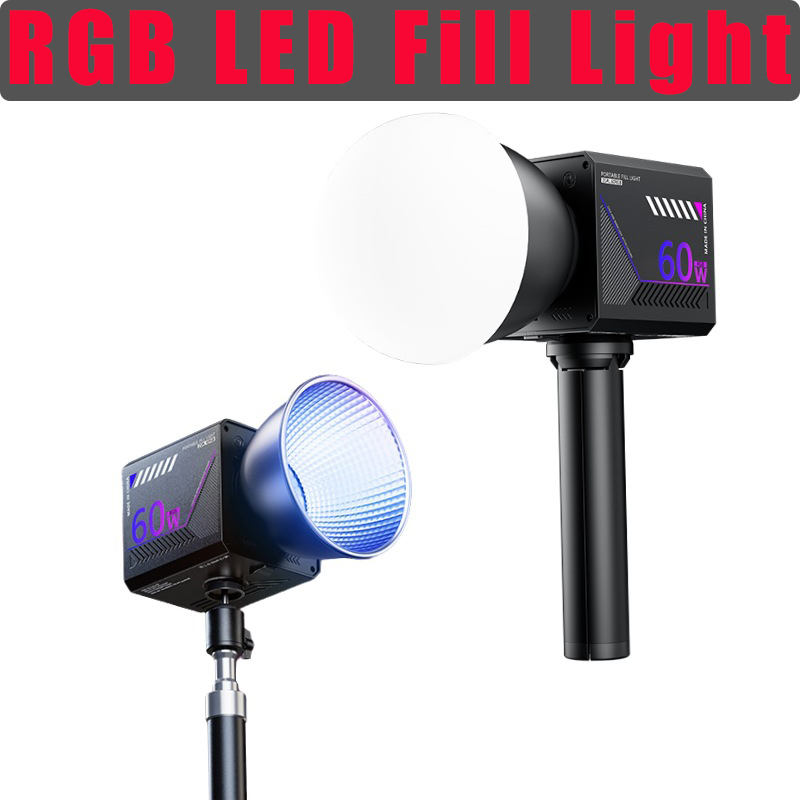 Photography Lighting Rgb - 60W RGB Video Light Portable LED