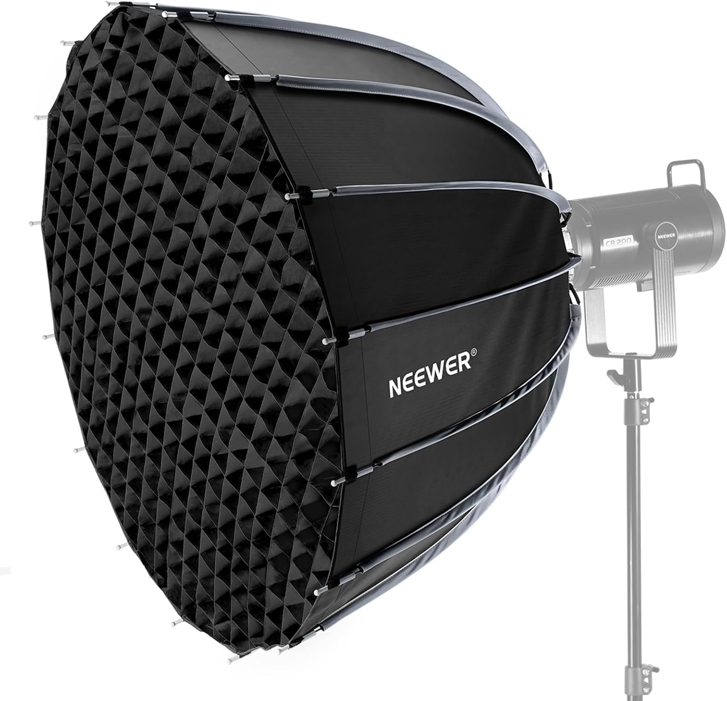 Photography Lighting For Studio - Parabolic Softbox with Bowens Mount, 35.4-Inch