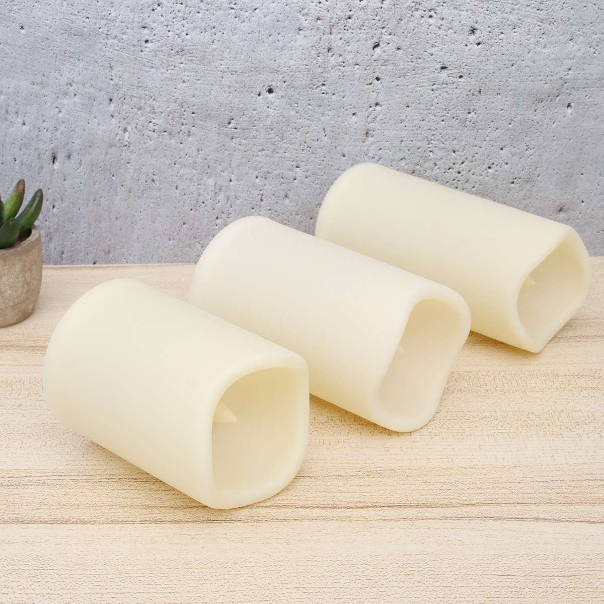 Photography Lighting For Indoor - 3Pcs LED Flameless Candles Flickering Pillar