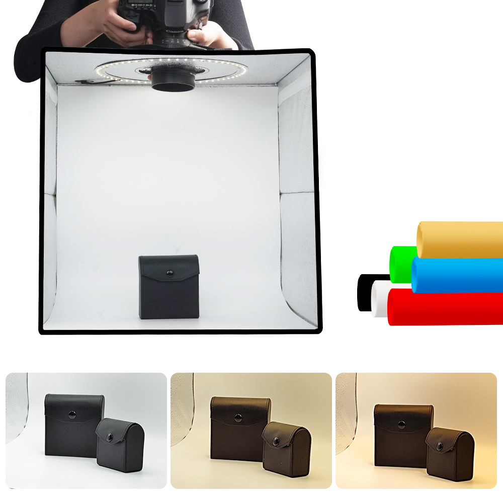 Photography Led Lighting Kit - Lightdow Dimmable Photo Box LED Light