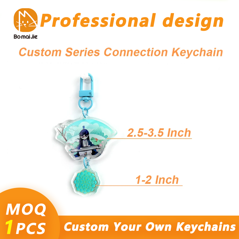Photography Lighting Equipment - Custom Key Chain Cartoon Acrylic Photo