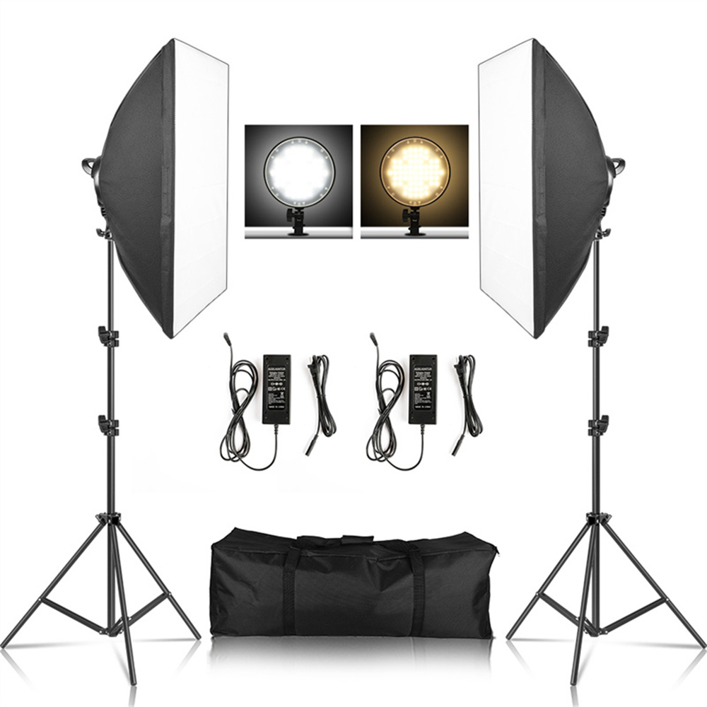 Photography Led Lighting Kit - Hộp Tản Sáng Softbox Đèn Chụp