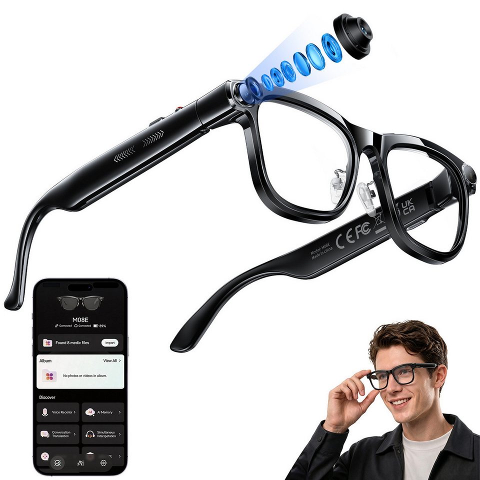 AI Smart Glasses with ChatGPT  - đánh giá và giá Photography Lighting Video