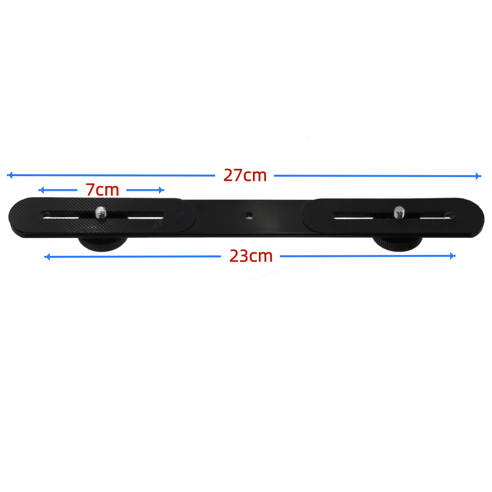 1/4'' Dual Flash Bracket Mount - đánh giá và giá Photography Video Lighting Kit With Adjustable Tripod Stand