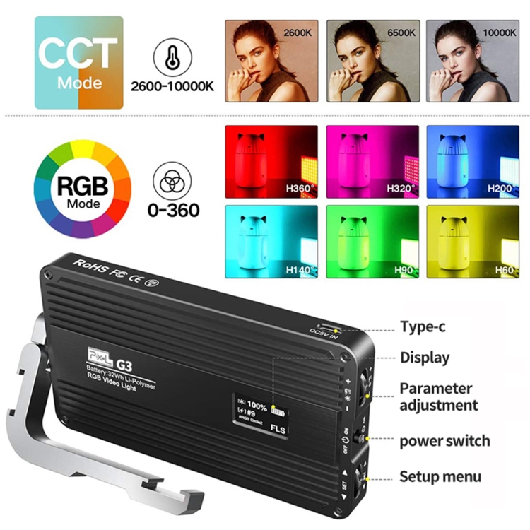 Pixel G3 Flat Panel RGB Fill L - đánh giá và giá Photography Lighting Rgb