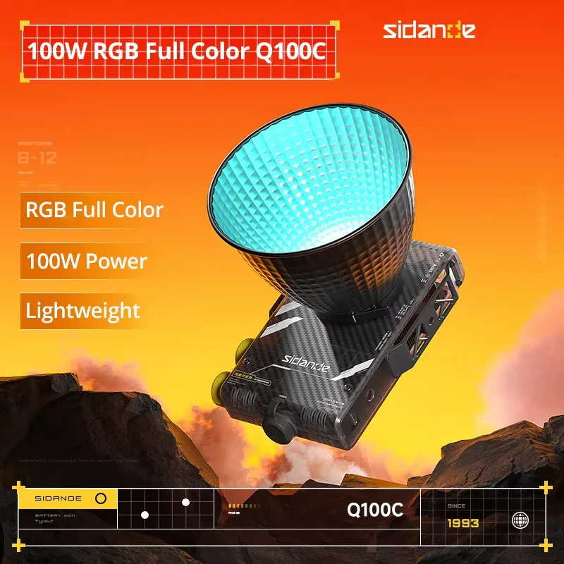 Brand For Sidande Q100C Q100Li - đánh giá và giá Photography Lighting Rgb
