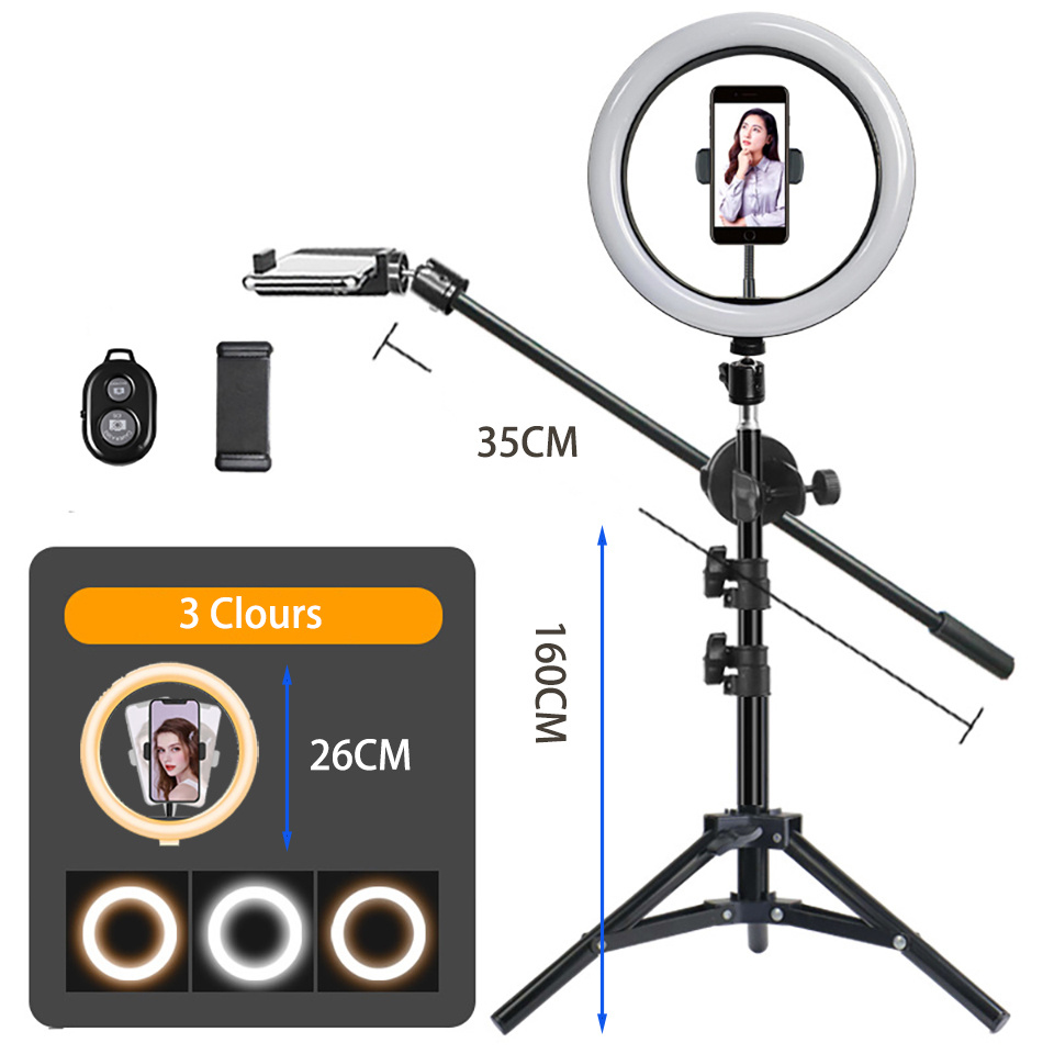 26CM Photography Led Video Rin - đánh giá và giá Photography Lighting For Studio