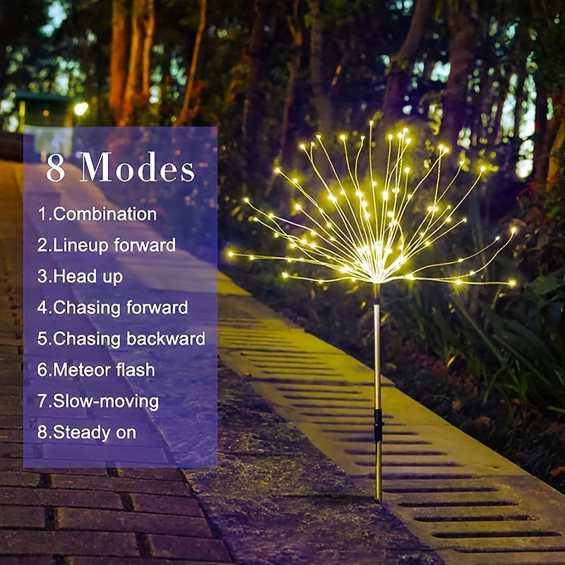 1 Pack Solar Firework Lawn Lig - đánh giá và giá Flower Photography Led Lighting Pack