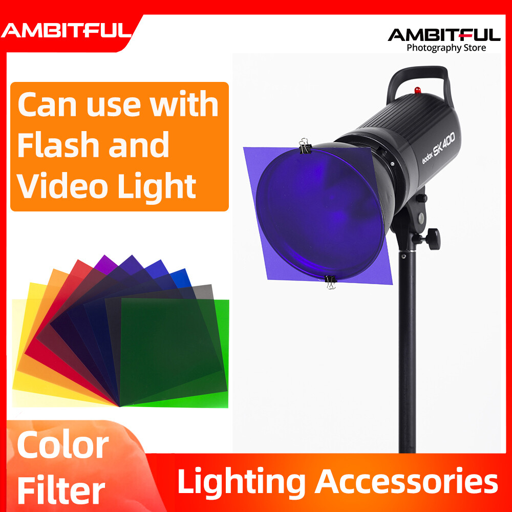 Studio Light Color Filter 30*3 - đánh giá và giá Photography Lighting Set