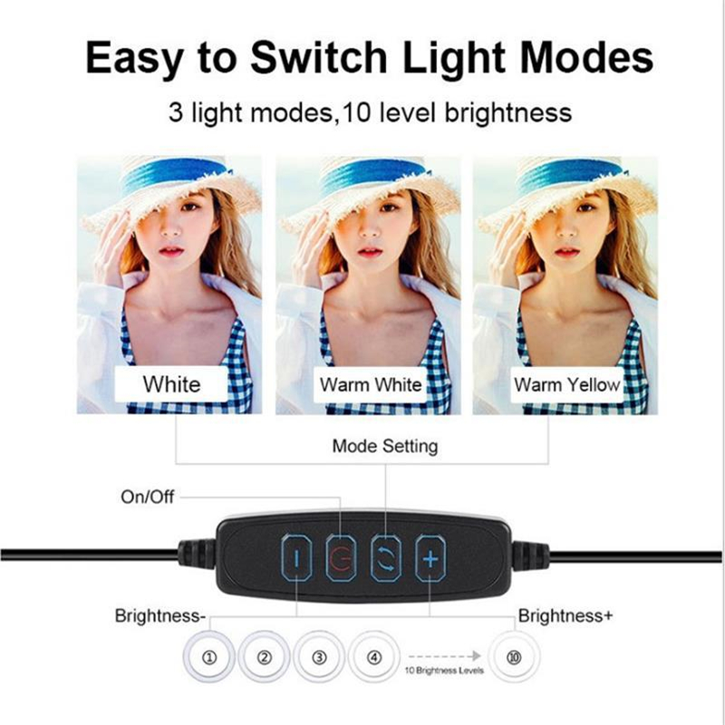 Dimmable Led Ring Light Profis - đánh giá và giá Photography Lighting Video