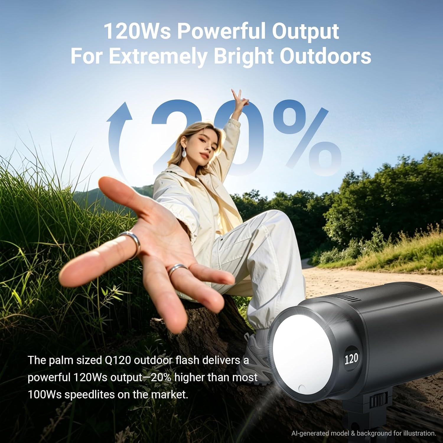 NEEWER Q120 120Ws 2.4G TTL Out - đánh giá và giá Portable Strobe Monolight