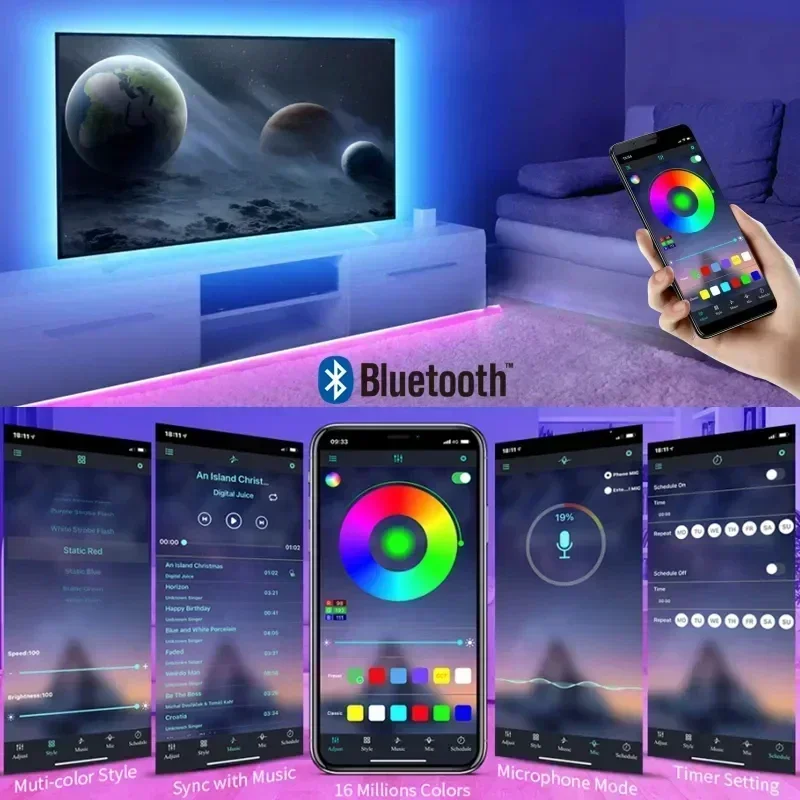 Smart RGB LED Gaming Light Str - đánh giá và giá Photography Lighting Game