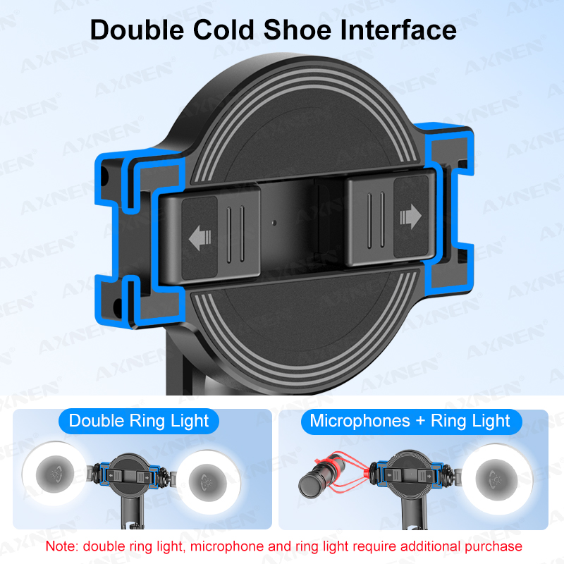 AXNEN C20 Magnetic Selfie Stic - đánh giá và giá Photography Video Lighting Kit With Adjustable Tripod Stand
