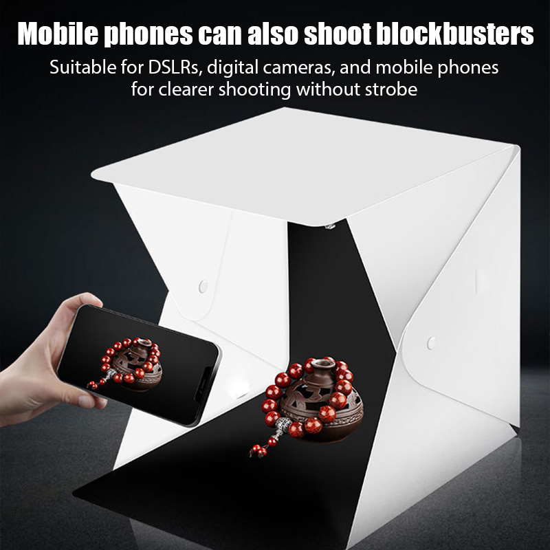 Folding Lightbox Portable Phot - đánh giá và giá Photography Led Lighting Kit