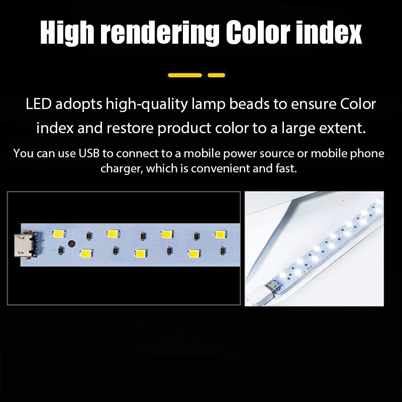 Folding Lightbox Portable Phot - đánh giá và giá Photography Led Lighting Kit