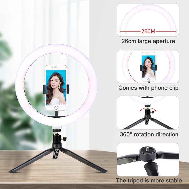 26cm 10 inch Led Ring Selfie L - đánh giá và giá Photography Led Lighting Kit