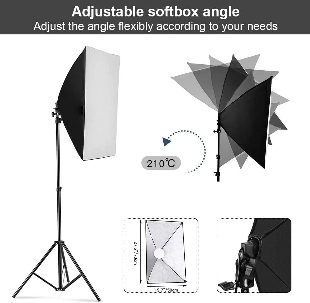 Photography Softbox Lighting K - đánh giá và giá Photography Led Lighting Kit