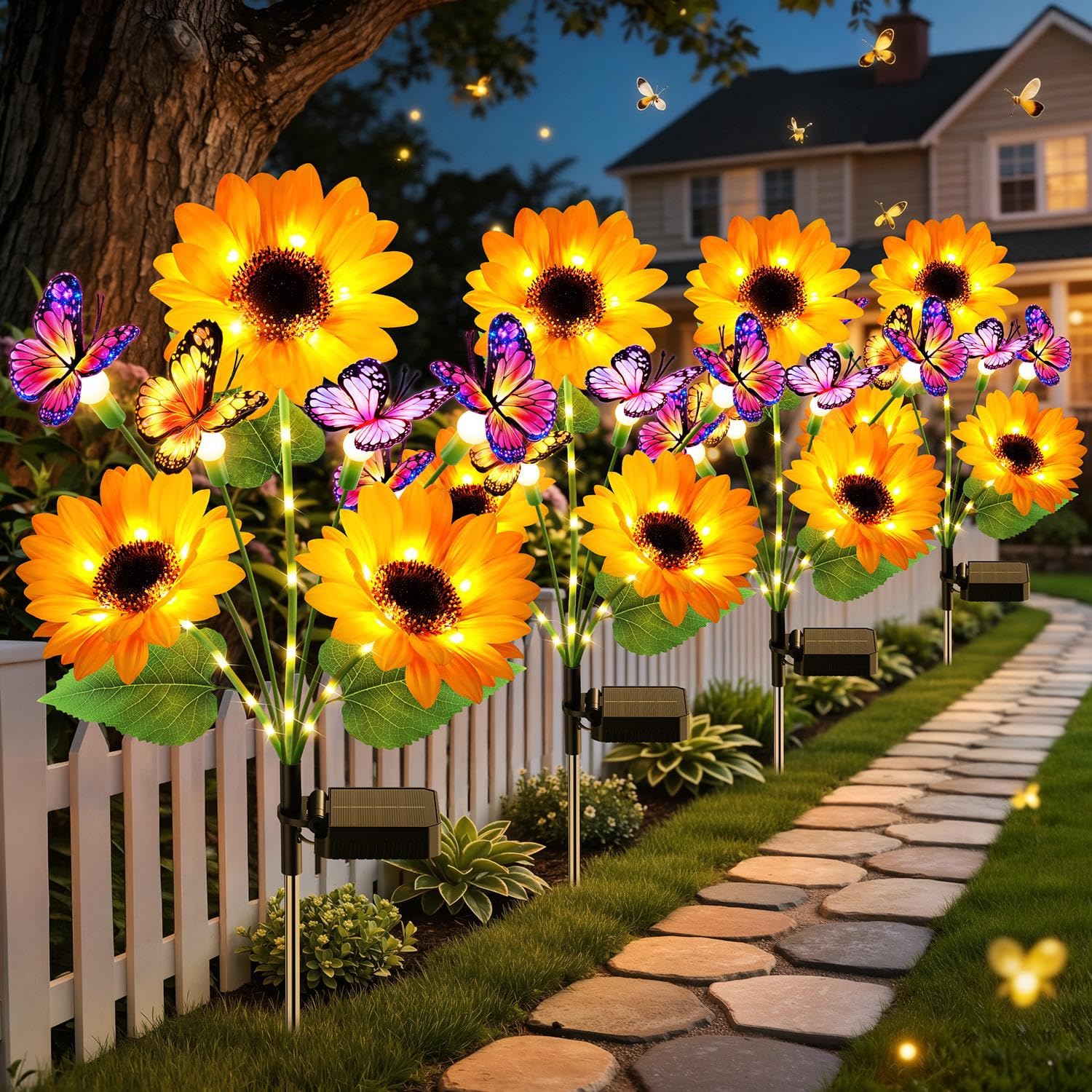 Solar Garden Lights Outdoor De - đánh giá và giá Flower Photography Led Lighting Pack