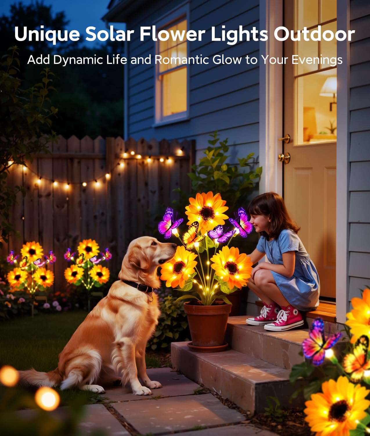 Solar Garden Lights Outdoor De - đánh giá và giá Flower Photography Led Lighting Pack