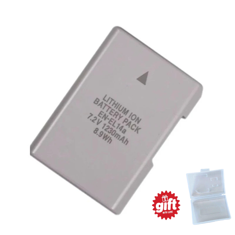 EN‑EL14A 1230mAh Camera Batter - đánh giá và giá Nikon Camera D3500