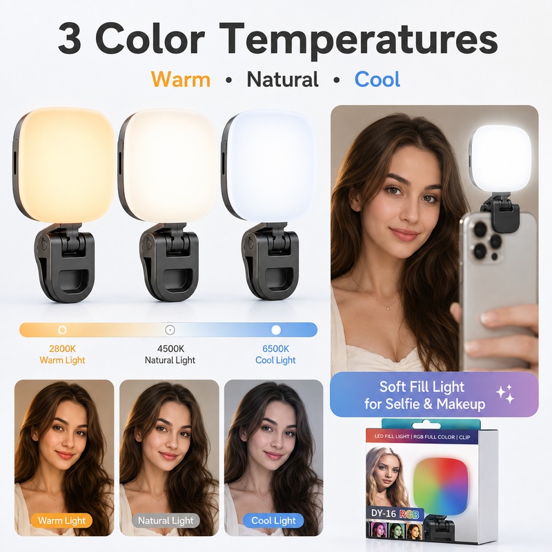 Portable RGB LED Fill Light Po - đánh giá và giá Photography Lighting Rgb