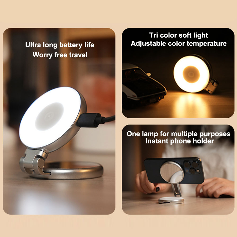 3-in-1 Magnetic Selfie Light w - đánh giá và giá Photography Lighting Video