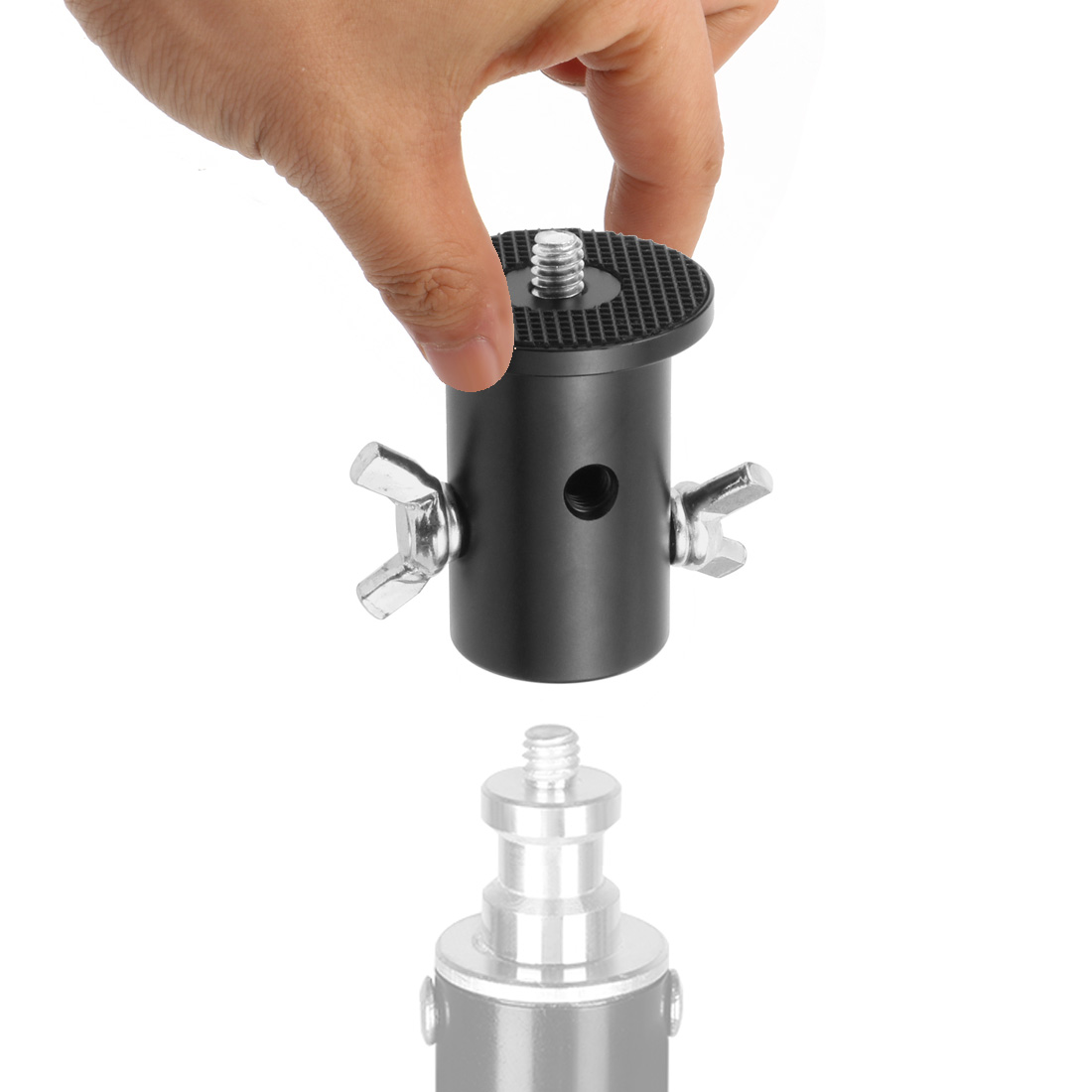 Tripod Light Stand Adapter 1/4 - đánh giá và giá Photography Video Lighting Kit With Adjustable Tripod Stand