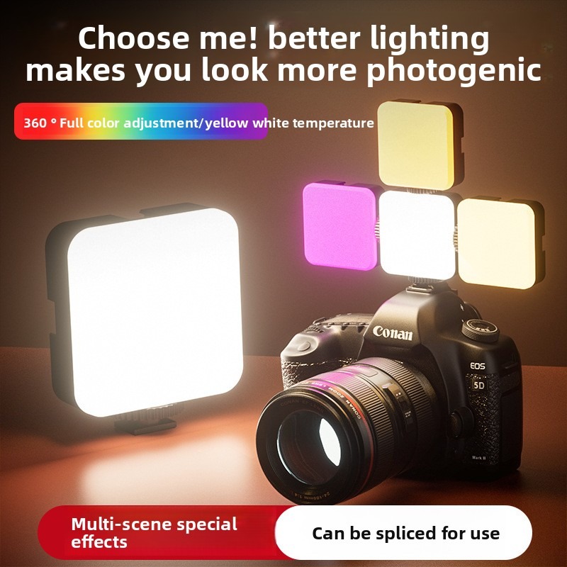 RGB Pocket Light Outdoor Photo - đánh giá và giá Photography Lighting Game
