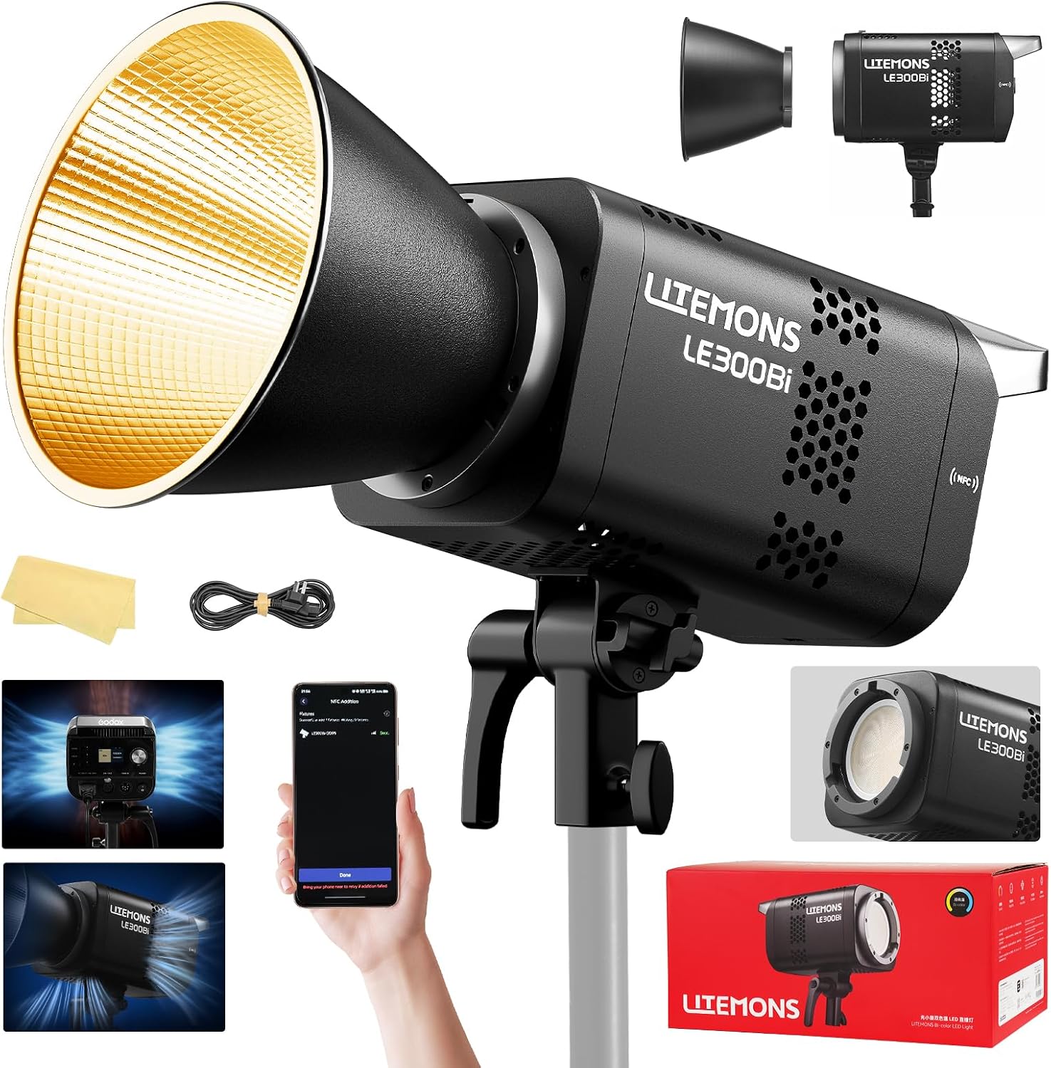 RGB LED Video Lighting Kit, 3- - đánh giá và giá Photography Led Lighting Kit