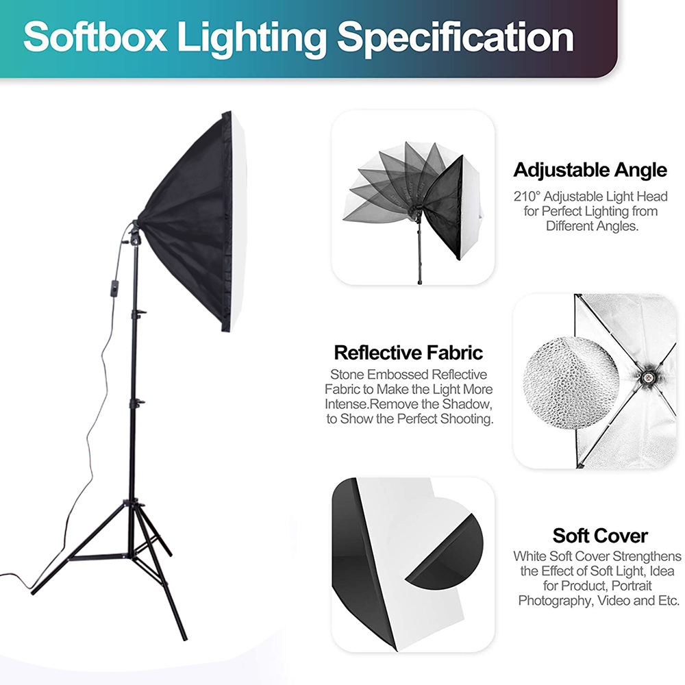 Cost-effective  Photo Studio E - đánh giá và giá Photography Umbrella Lighting Kit