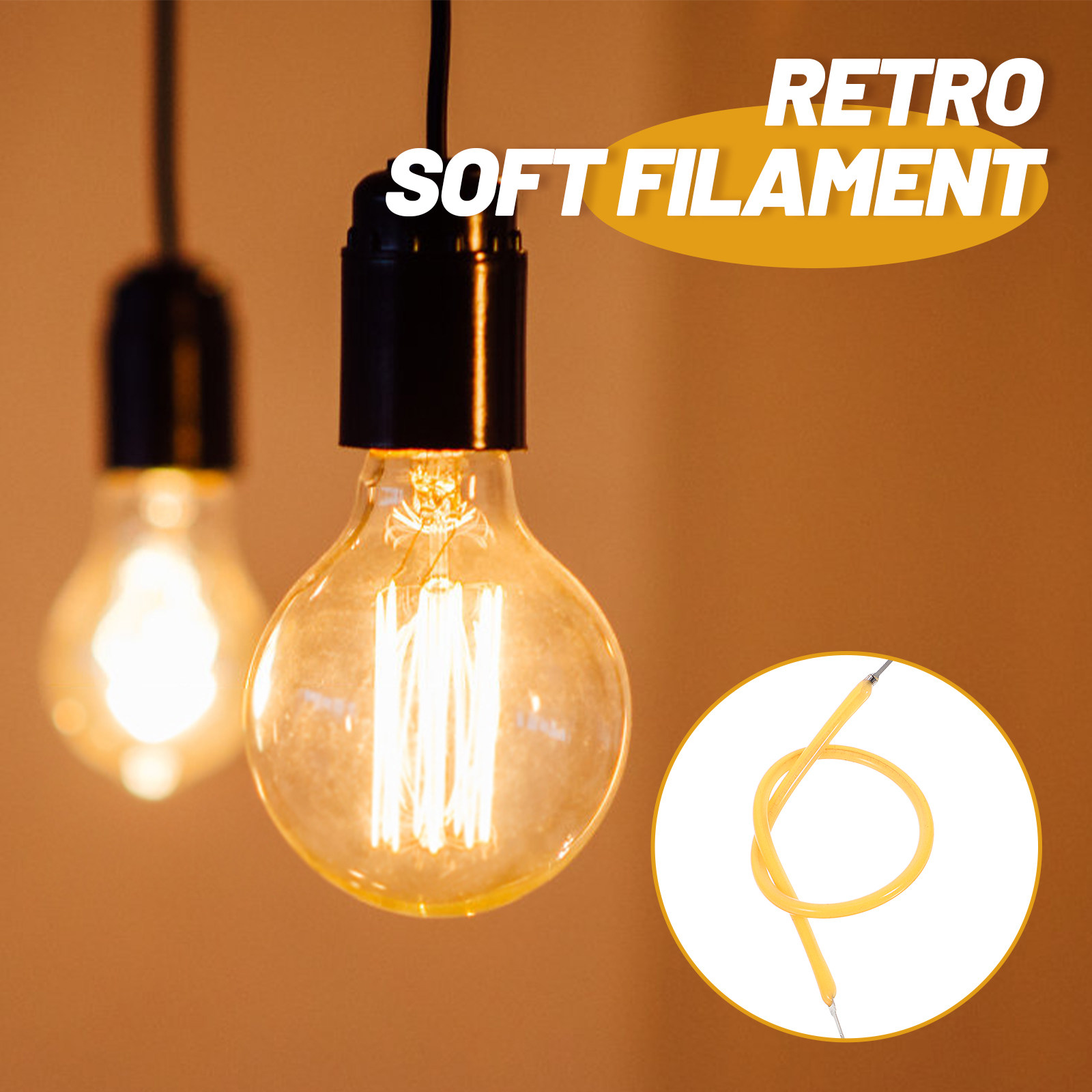 6Pcs Retro Flexible LED Filame - đánh giá và giá Photography Lighting For Indoor