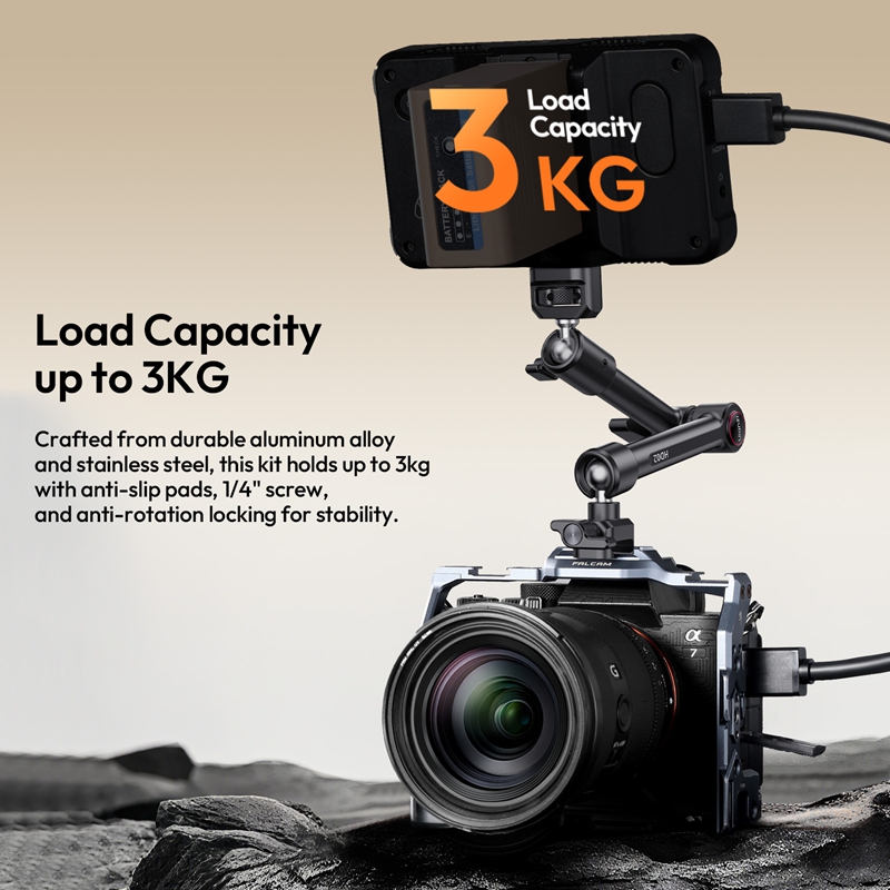 Ulanzi HD02 Magic Arm Kit 10-i - đánh giá và giá Photography Video Lighting Kit With Adjustable Tripod Stand