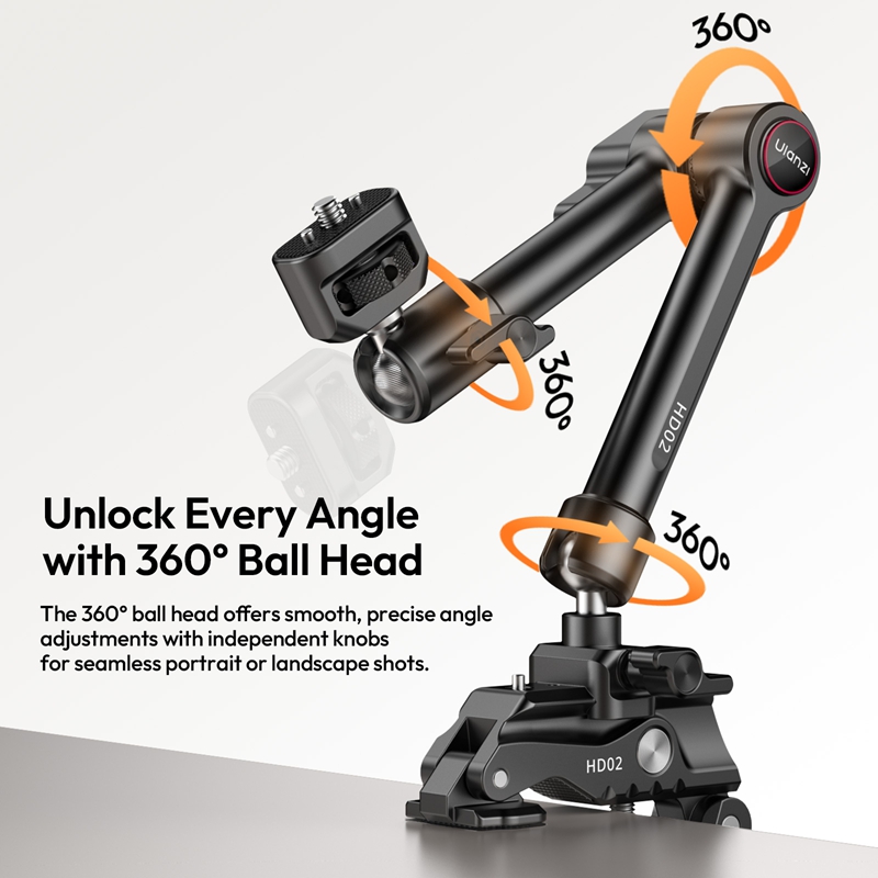 Ulanzi HD02 Magic Arm Kit 10-i - đánh giá và giá Photography Video Lighting Kit With Adjustable Tripod Stand
