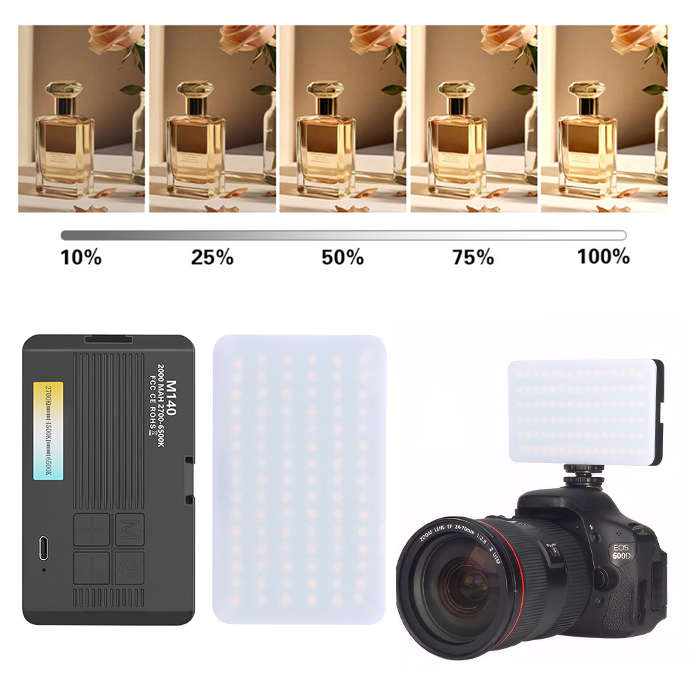 LED Camera Light Rechargeable  - đánh giá và giá Photography Lighting Rgb