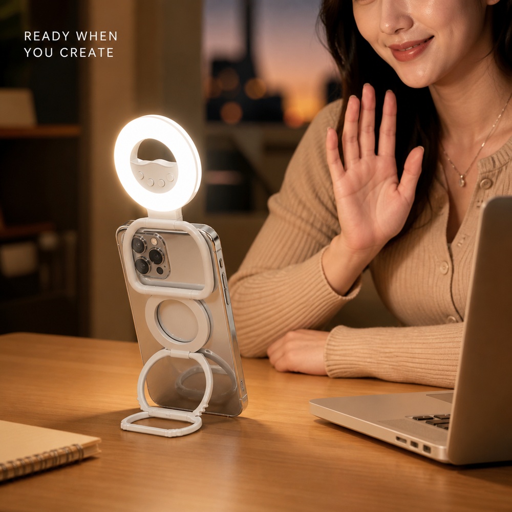 Foldable Magnetic Phone Fill L - đánh giá và giá Photography Lighting Video