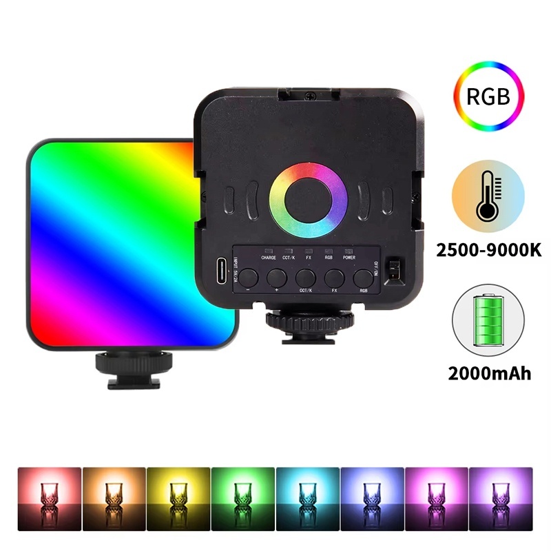 Portable Mini RGB Video Light  - đánh giá và giá Photography Lighting Video