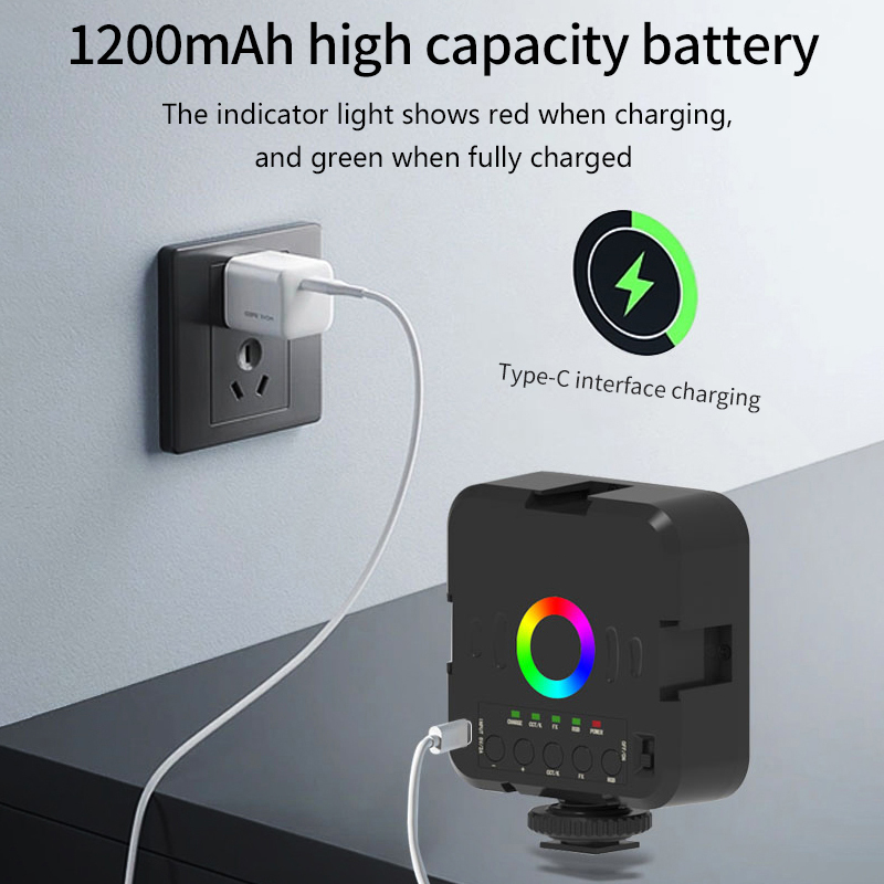 Portable Mini RGB Video Light  - đánh giá và giá Photography Lighting Video