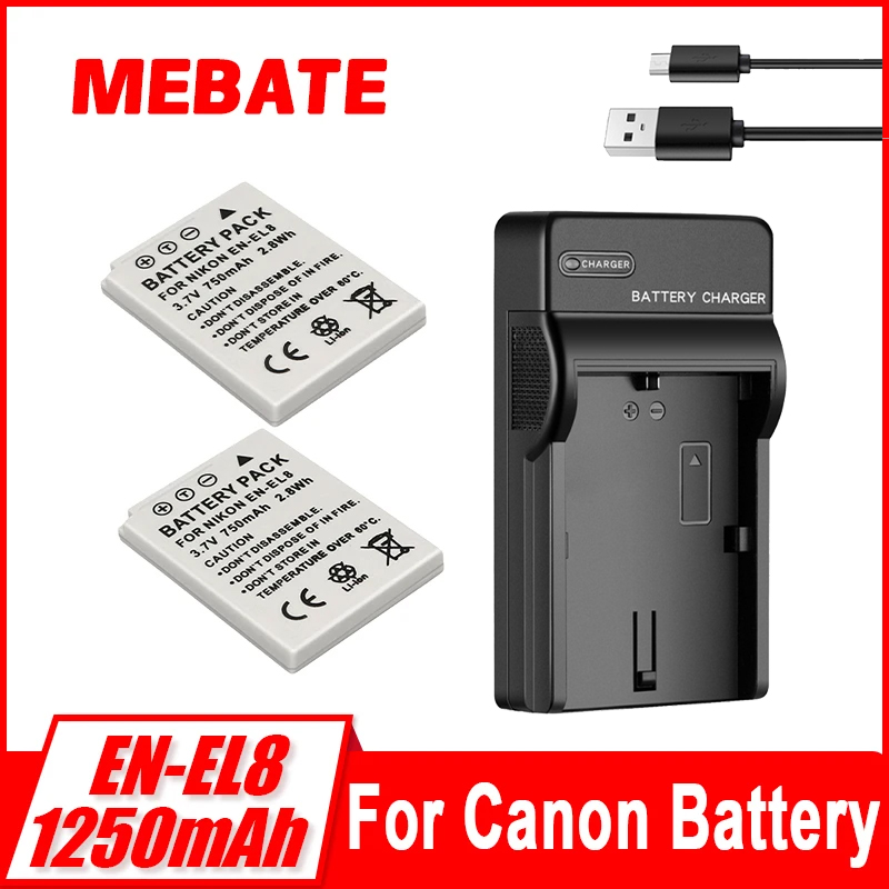 EL8 ENEL8 750mah Camera Batter - đánh giá và giá Nikon Camera D3500